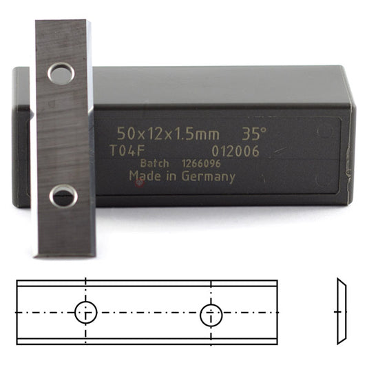 Wendeplatte 5 45° 60x12x1,5mm a=26mm T10MG 10 St.