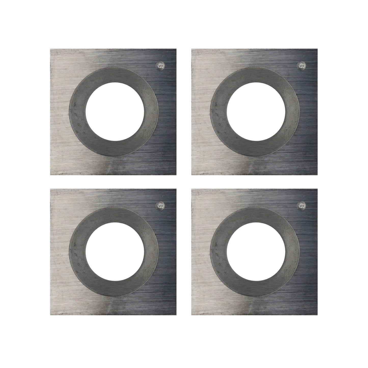 Quadratische Wendeplatte | 14 x 14 x 2 mm 30° | 4 Stück | Wendemesser für Hartholz, Weichholz, Plastik & Spanplatten geeignet | Ersatzmesser für Vorschneider, Lackfräser, Nutfräser | T04F