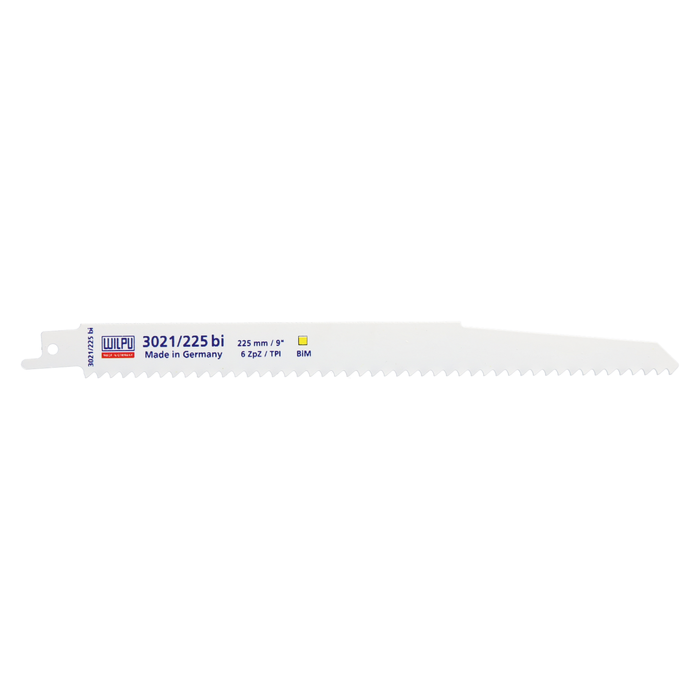 Wilpu 20 Säbelsägeblätter für Holz & Kunststoff 225x19x1,27mm Z6