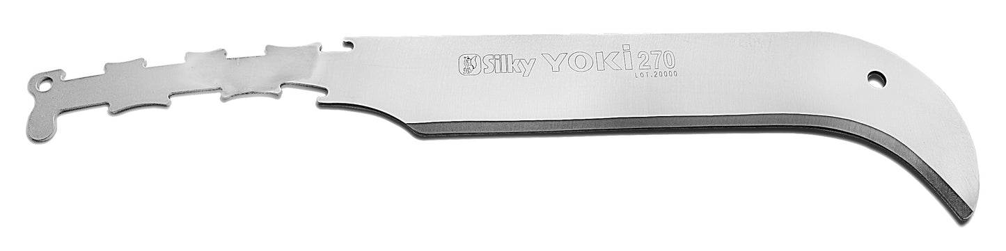 Silky Ersatzblatt für Yoki Machete 270 mm – hochwertiges Wechselblatt aus speziell legiertem Stahl für schwere Schneidarbeiten, leicht und robust, passgenau für Silky Yoki Machete mit Aufhängeöffnung
