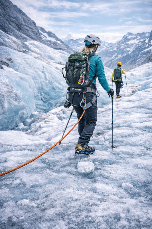 Kletter-Gurt | STUBAI Vario Gurt für Damen und Herren, zum Klettern, Sicherheitsgurt, Kletterausrüstung, Baumklettern, Kletter-Geschirr, Klettersteig, 310 gramm Extrem weiten Bereich von 5 cm bis 120 cm