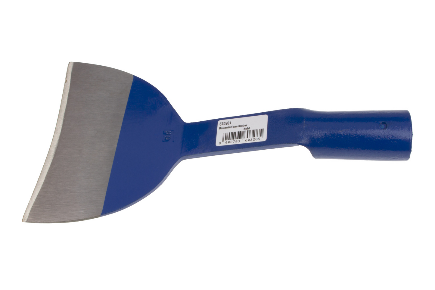 Stubai Baumrindenschaber „Tiroler Form“ 150 mm gerade – geschmiedet, geschliffen, poliert & lackiert – Tülle verschweißt für Stiele Ø 30 mm – Forstwerkzeug zur Rindenentfernung – 650 g
