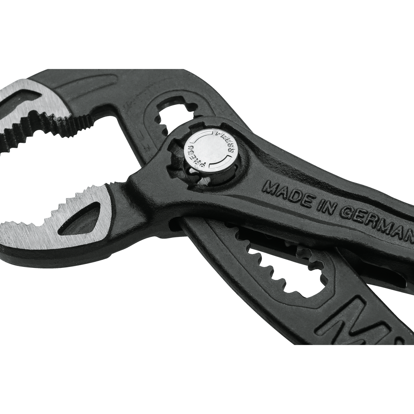 NWS Wasserpumpenzangen-Set | 2x Maxi MX 250 mm mit 50 mm Spannweite + 2x Kunststoffbacken | Ergonomischer Griff | Optimale Kraftübertragung, Greifkapazität 40% über DIN ISO | Art. Nr. 783