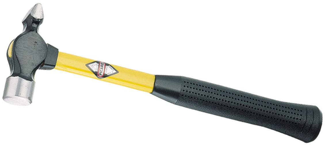 Picard Ingenieurhammer mit Pinne und Fiberglasstiel 500g Kopfgewicht