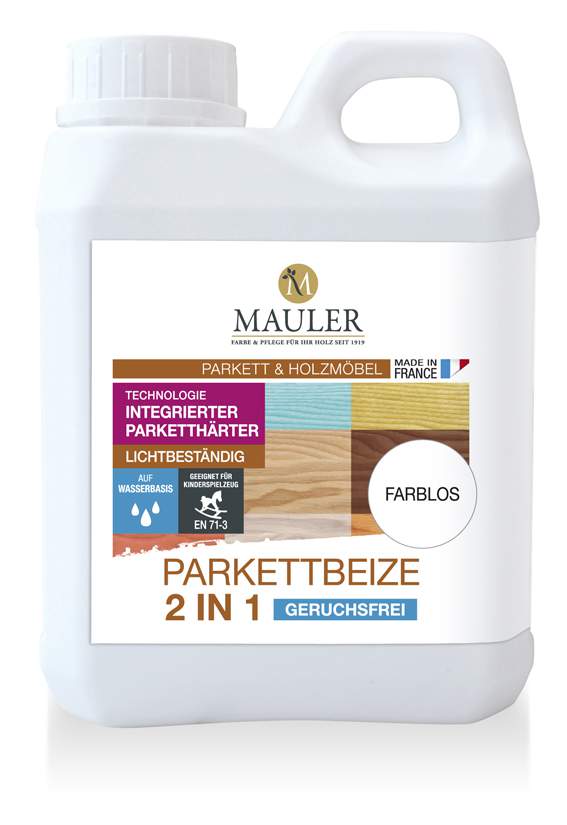 Mauler Parkettbeize 2 In 1 Nussbaum Hell 1 L