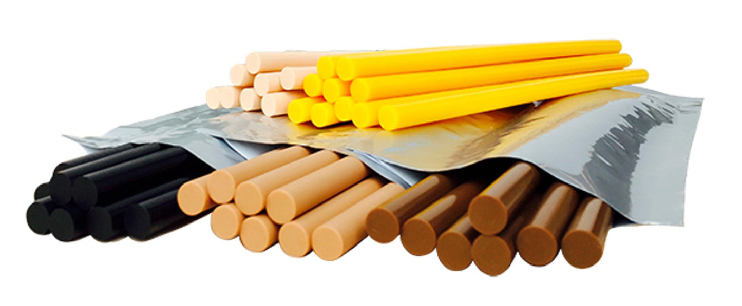 WoodRepair Holzreparatur Astfüller Kompaktbeutel Mix 2 : Buche + Esche + Schwarz + Walnuß