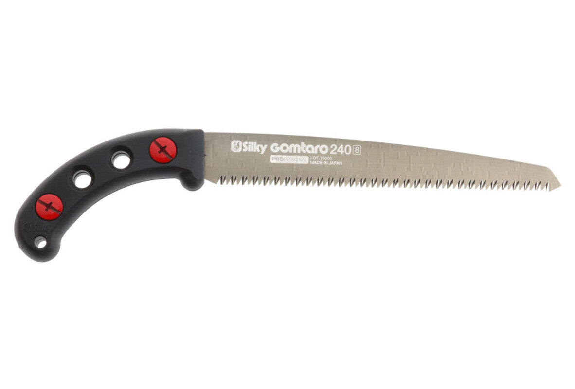Silky Japansäge Handsäge Gomtaro 240mm, 8 Zähne pro Zoll, sehr grob, Astsäge Baumsäge Gartensäge, geeignet für frisches Holz