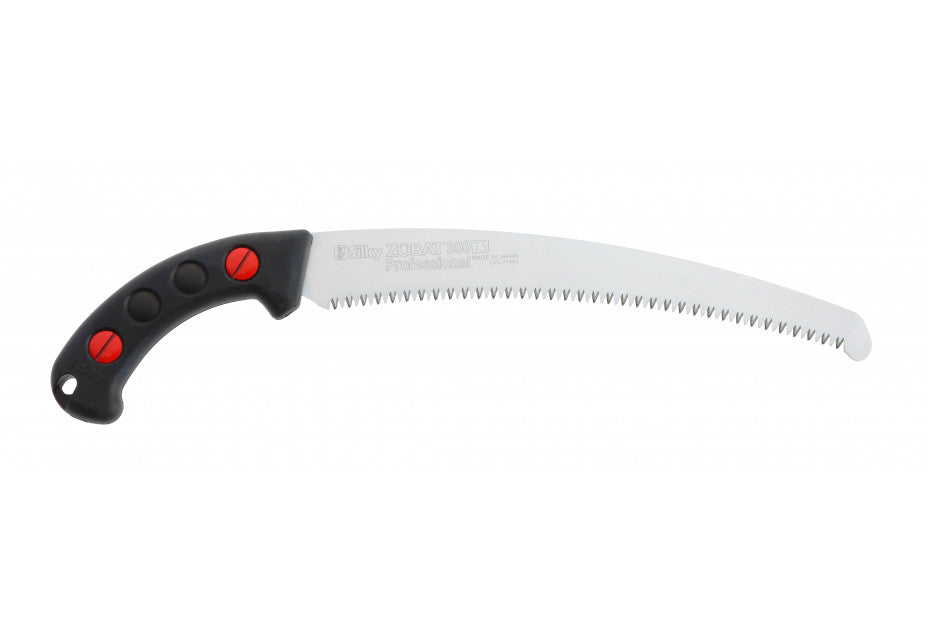 Silky Handsäge Zübat Professional 300mm, 7,5 Zähne/30mm, gebogen – Präzise und effiziente Säge für anspruchsvolle Schnittarbeiten im professionellen Einsatz mit gebogener Klinge für bessere Handhabung