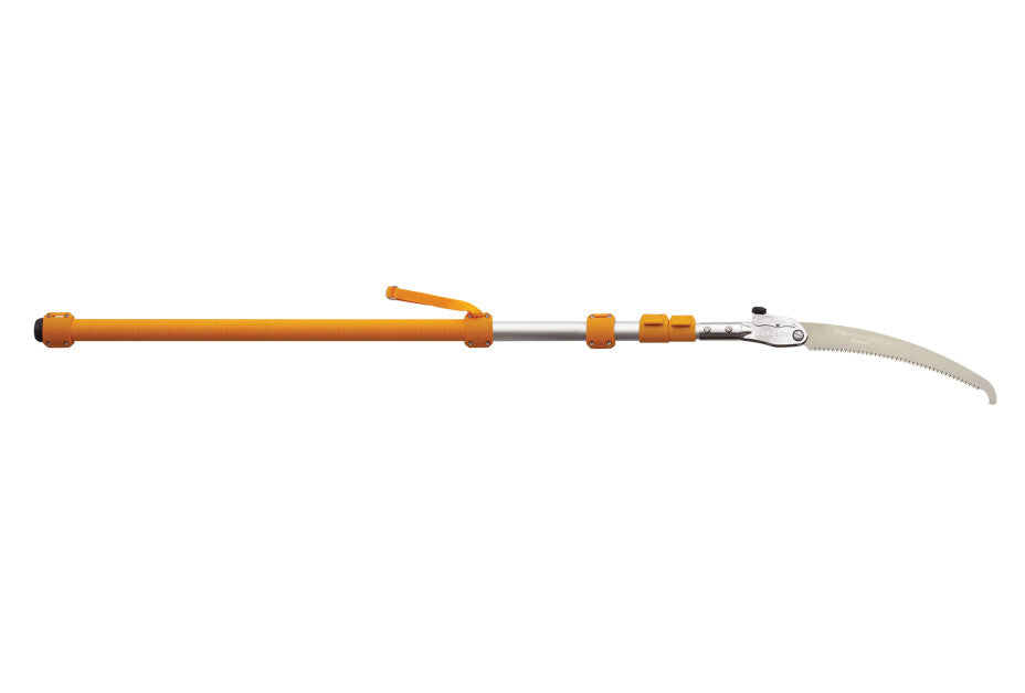Die Longboy Teleskopsäge: Kompakte, faltbare Stangensäge für müheloses Schneiden bis 4,5 Meter Höhe –nur 1,45m Transportlänge Leicht, stabil und präzise mit messerscharfem Sägeblatt und sicherer Handhabung für professionelle Ergebnisse