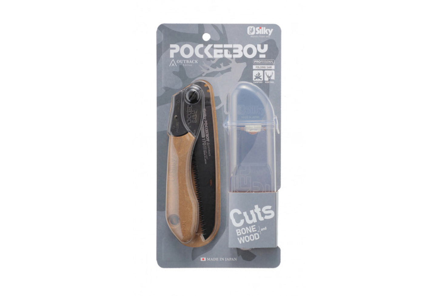 Silky Klappsäge Pocketboy Outback Edition 170 mm 10 ZpZ medium Premium-Abenteuersäge Bushcraft