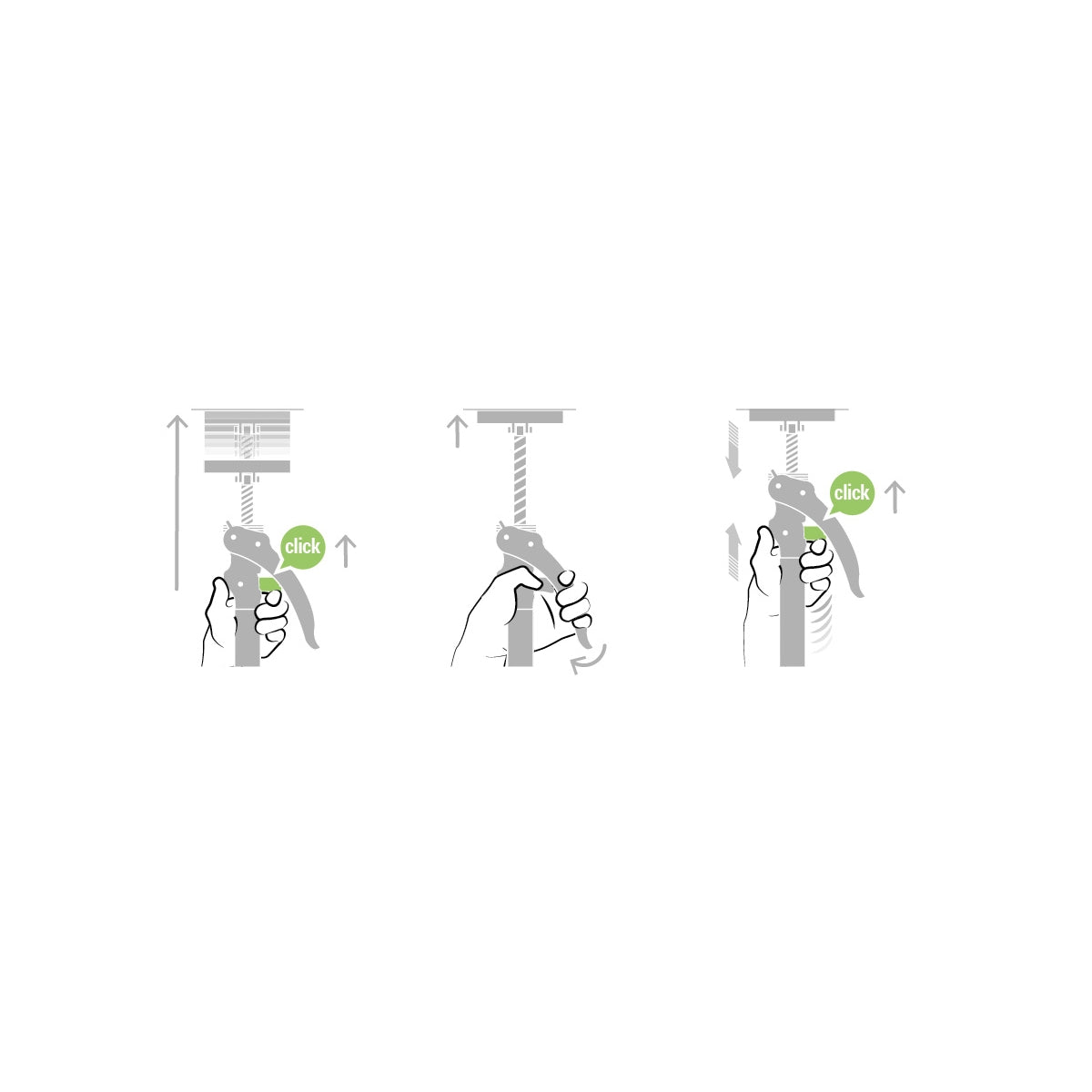 Piher Lastenstange P3 ARM+ 168-300cm Deckenstütze Montagestütze, ideal für Innenausbau, Ladungssicherung, Abstützen von Baumaterial