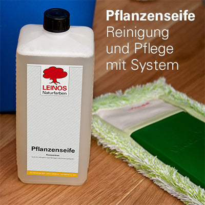 Leinos-Pflanzenseife 930 1 Liter Naturseife – Rückfettender Universalreiniger aus Pflanzenölen für geölte, gewachste & lackierte Flächen – natürlich, ergiebig & biologisch abbaubar