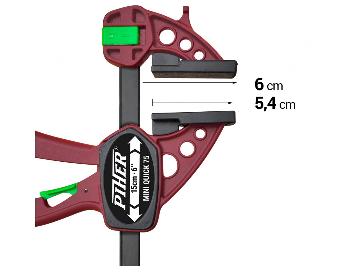 PIHER Schutzkappe für Einhandzwinge Mini Quick 5,3 cm