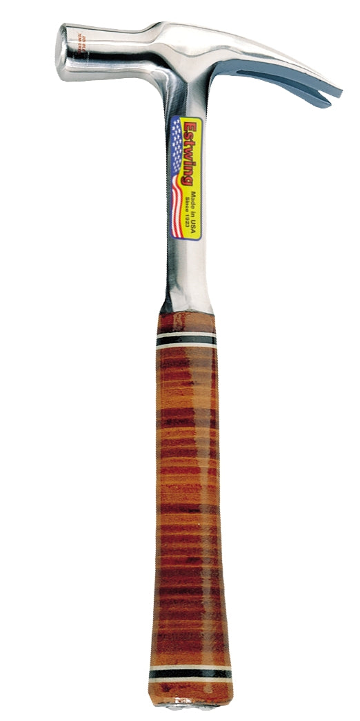 ESTWING Klauenhammer mit Ledergriff, gerade, Ø27mm 670g