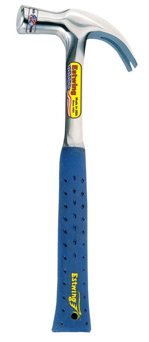 ESTWING Klauenhammer mit Vinylgriff, gerade, Ø27mm 615g, geraute Bahn