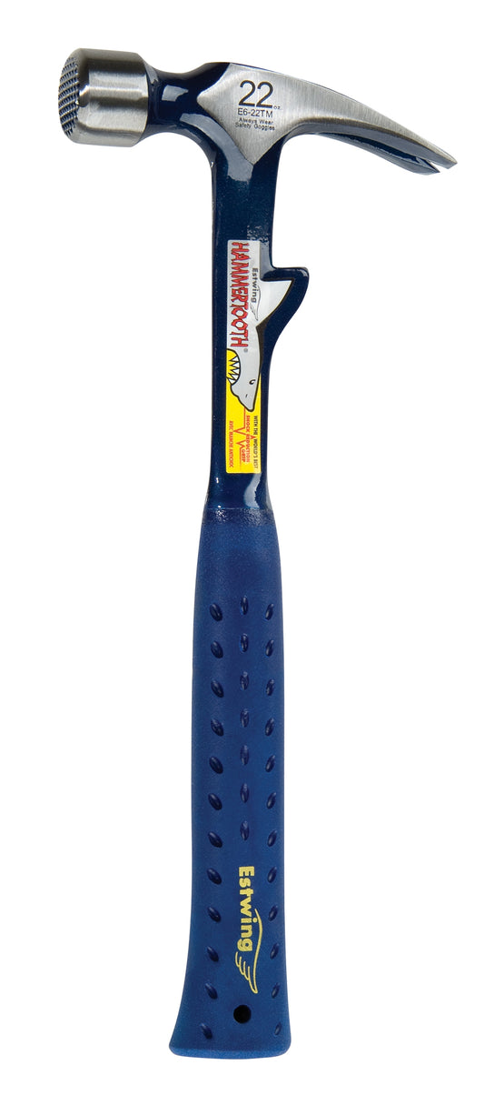 ESTWING Klauenhammer mit Hebeclip, Vinylgriff, gerade, Ø30mm 615g, glatte Bahn