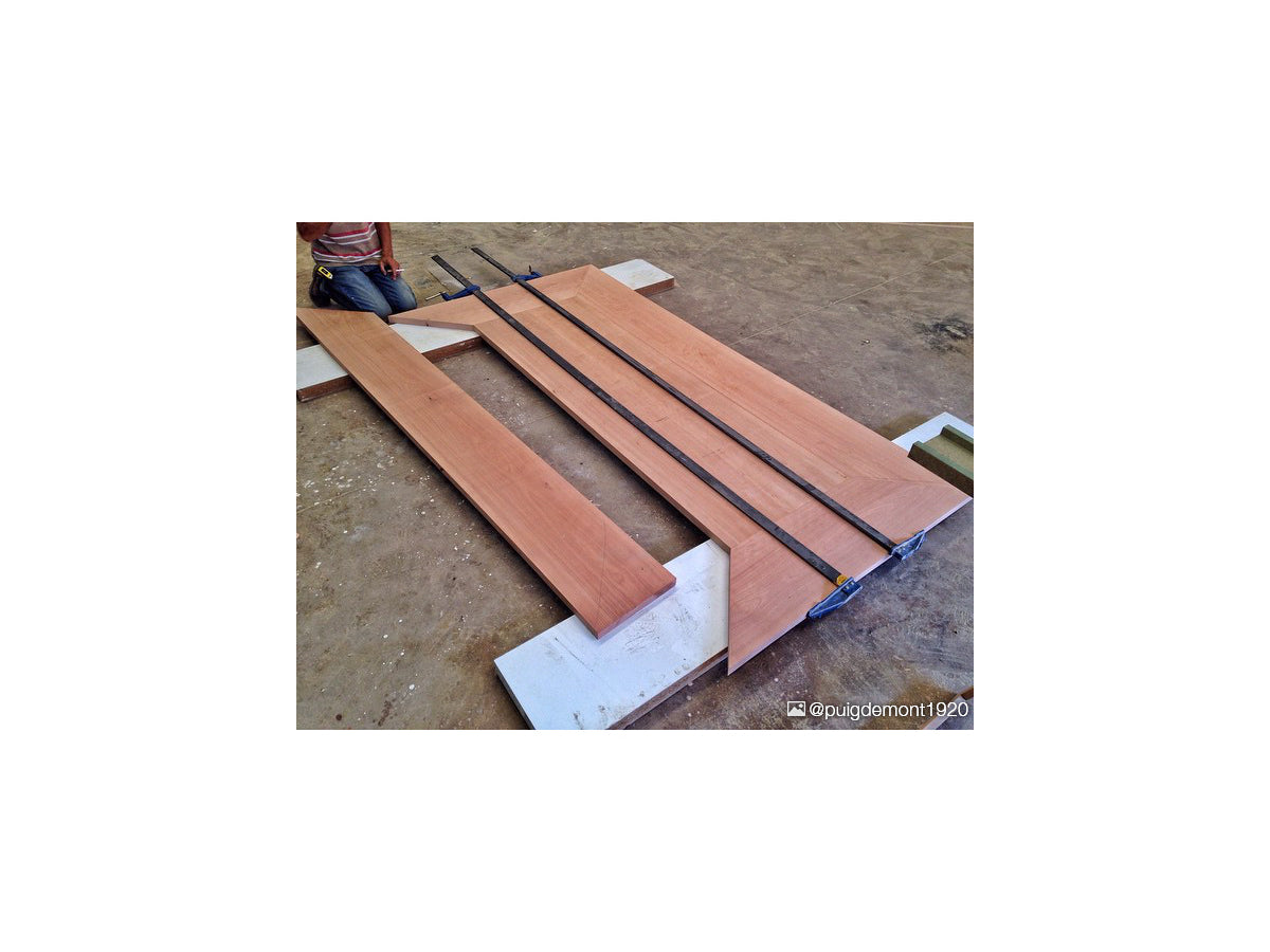 Piher Schraubzwinge R 30 cm Gleitbügel mit Anti-Rutsch-Bremse, Schiene 40x10 mm,Spannkraft bis zu:10000N,Ausladung 15 cm