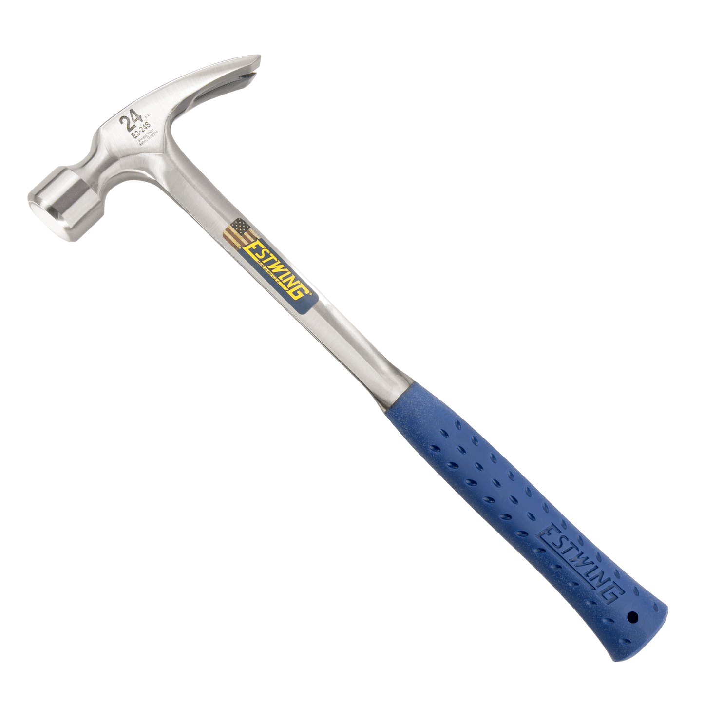ESTWING Schalungshammer mit Vinylgriff, gerade, Ø29mm 615g, glatte Bahn, E3-22S 22 Unzen / 616 g 16" / 406 mm
