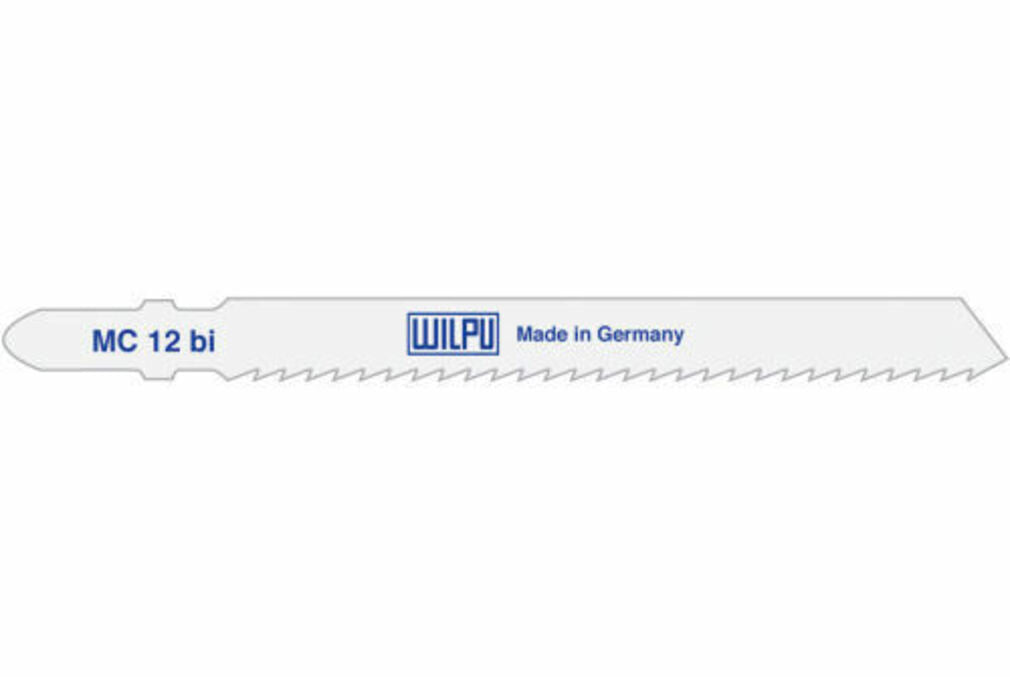 WILPU Stichsägeblatt MC 12 bi mit Einnockenschaft- / T-Schaft, 5 Stück