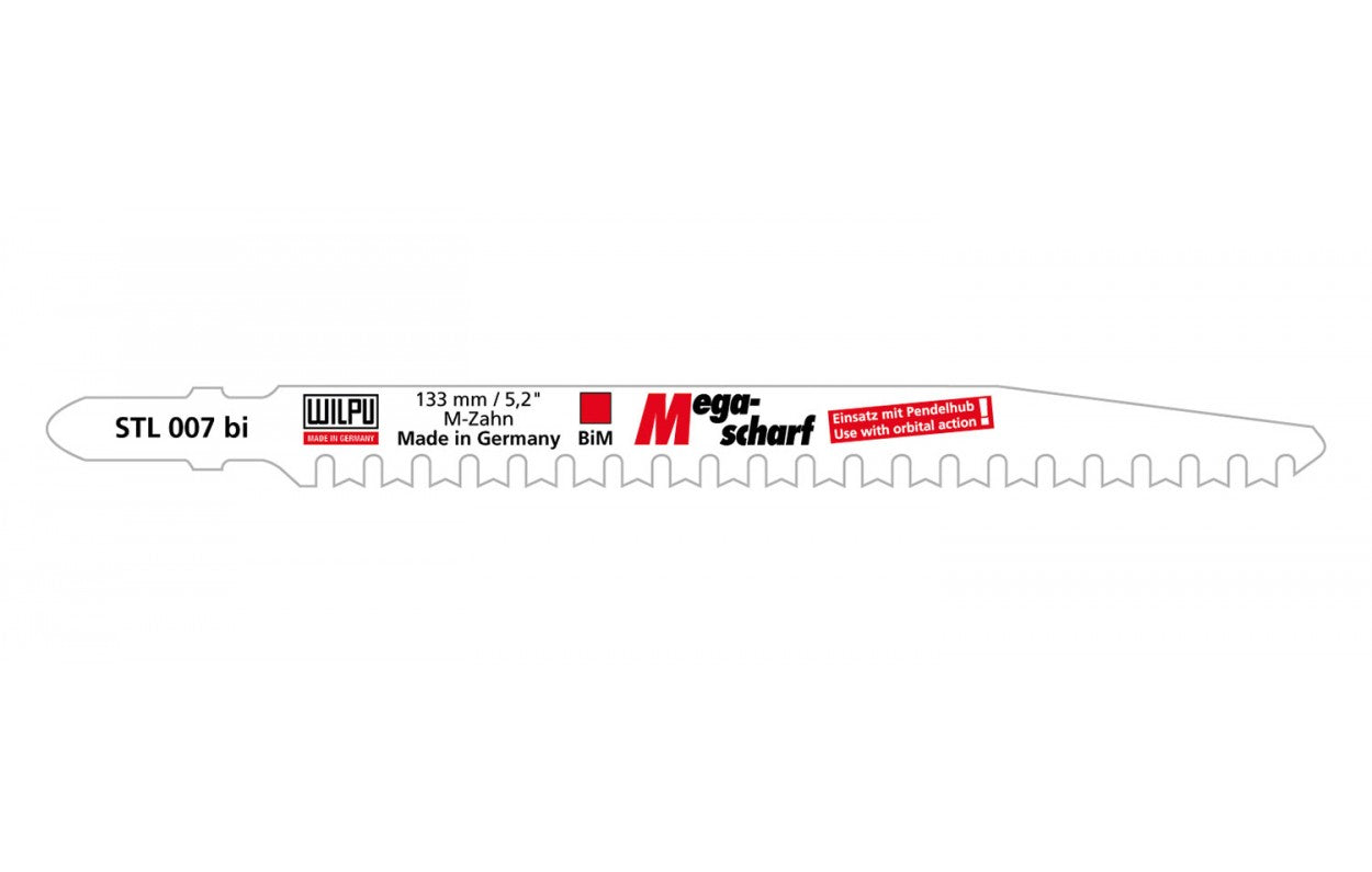 Wilpu Stichsägeblatt STL 007 bi, T-Schaft, 5 St.