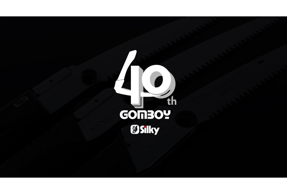 Silky japanische Klappsäge Gomboy Curve Outback „KURO“ - Limited Edition - 240 mm 8 ZpZ gebogene Klinge – Black Oxide Beschichtung – Arbor-Composite-Griff – Outdoor, Bushcraft & Forst