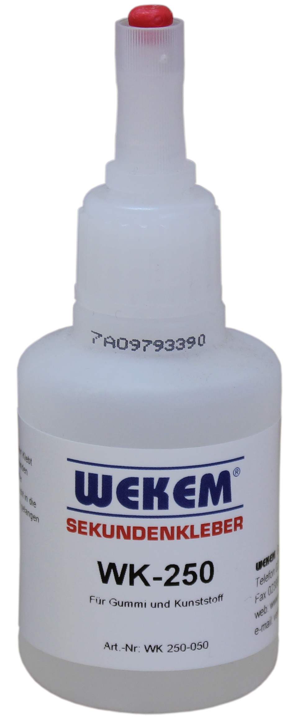 WEKEM WK 250 Sekundenkleber mittelviskos 50 g