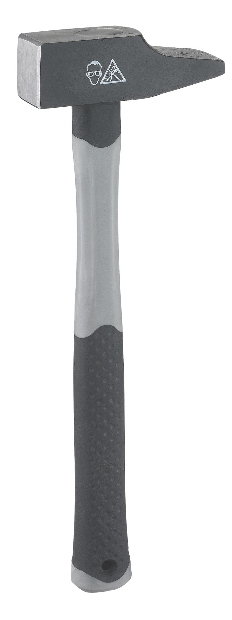 Ruthe Schlosserhammer, Französische Form, Kopf 32 mm / 640 g, Fiberglas