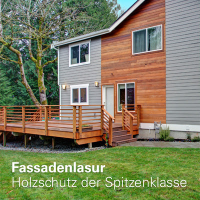 Farbige Holzlasuren für innen oder außen