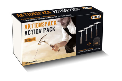 Picard Aktionspack Latthammer 298 - 4x Latthämmer glatte Bahn in Aktionsbox + 1x PICARD Wollmütze