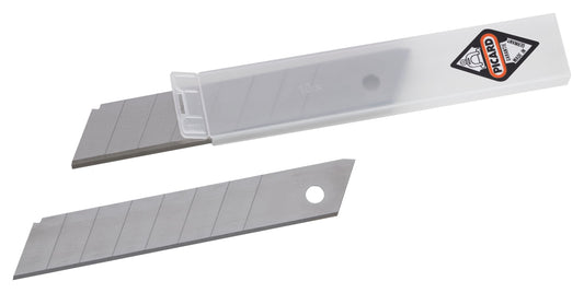 Abbrechklinge hochwertige, eisgehärtete Klinge aus Solingen 0,50 mm, für No. 70130, (zu 10 Stück im Dispenser), auch als Haken-Abbrechklinge erhältlich
