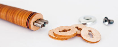 Picard Typ 761 Geologenhammer mit Spitze, 500g, Ledergriff