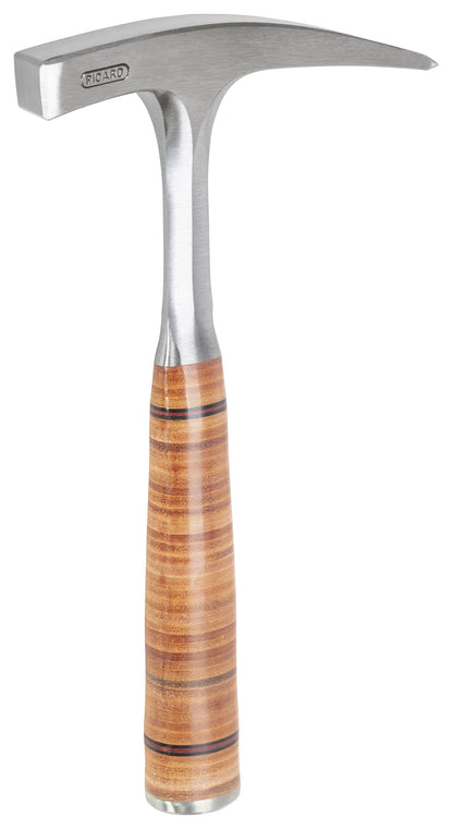 Picard Typ 761 Geologenhammer mit Spitze, 500g, Ledergriff