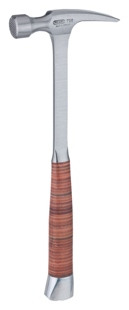 Picard Typ 796 Framing Hammer mit Ledergriff, glatte Bahn