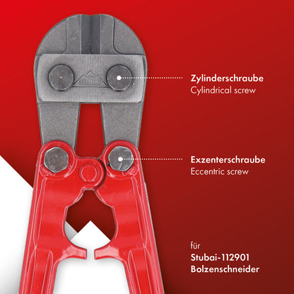 Bolzenschneider 320 mm | STUBAI Metallschneider für die Metallbearbeitung, zum Schneiden von Baustahl, Bolzen, Drahtstiften, Stahlstangen