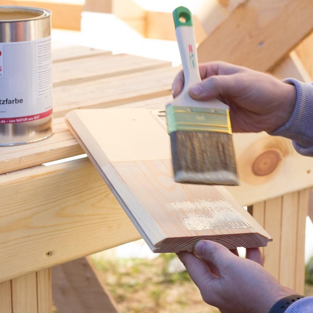 LEINOS Wetterschutzfarbe 2,5 l | Anthrazitgrau Holzlasur für Holzfassaden Fenster Gartenhäuser| wetterbeständige Deckfarbe für effektive Versiegelung und langanhaltenden Schutz auf Ölbasis im Außenbereich