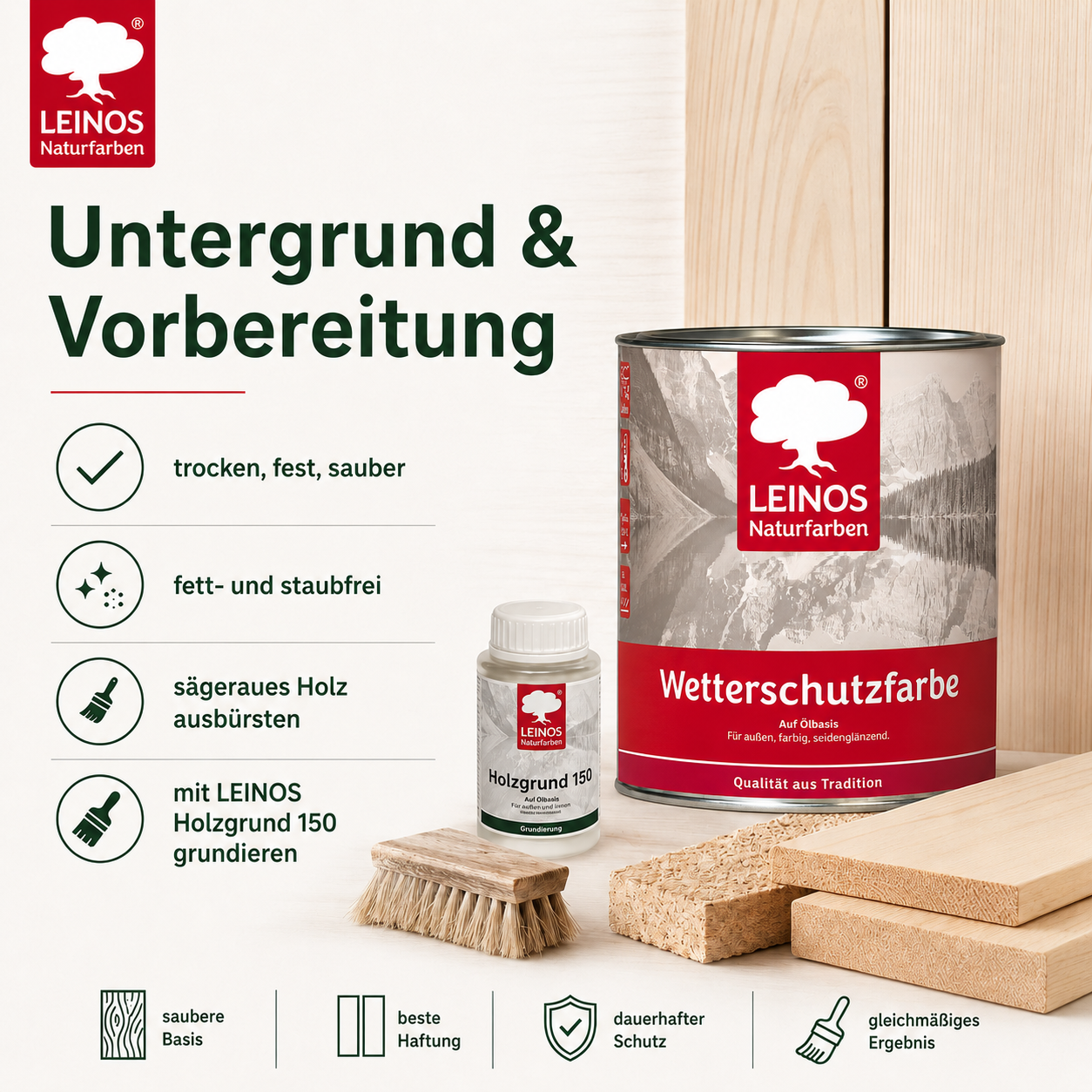 LEINOS Wetterschutzfarbe 750 ml | Maisgelb Holzlasur für Holzfassaden Fenster Gartenhäuser| wetterbeständige Deckfarbe für effektive Versiegelung und langanhaltenden Schutz auf Ölbasis im Außenbereich