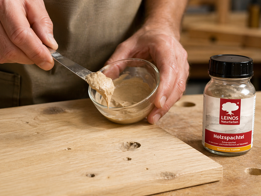 LEINOS 337 Holzspachtel 0,1l, Eiche Natur
