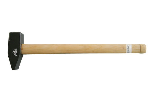 Stubai Vorschlaghammer 5500 g, Holzstiel, Kopfgewicht 5000 g, geschmiedet, Hammer wird beidhändig geführt für maximale Schalgkraft bei Abbrucharbeiten, im GALABAU, spalten von Holz und Stein