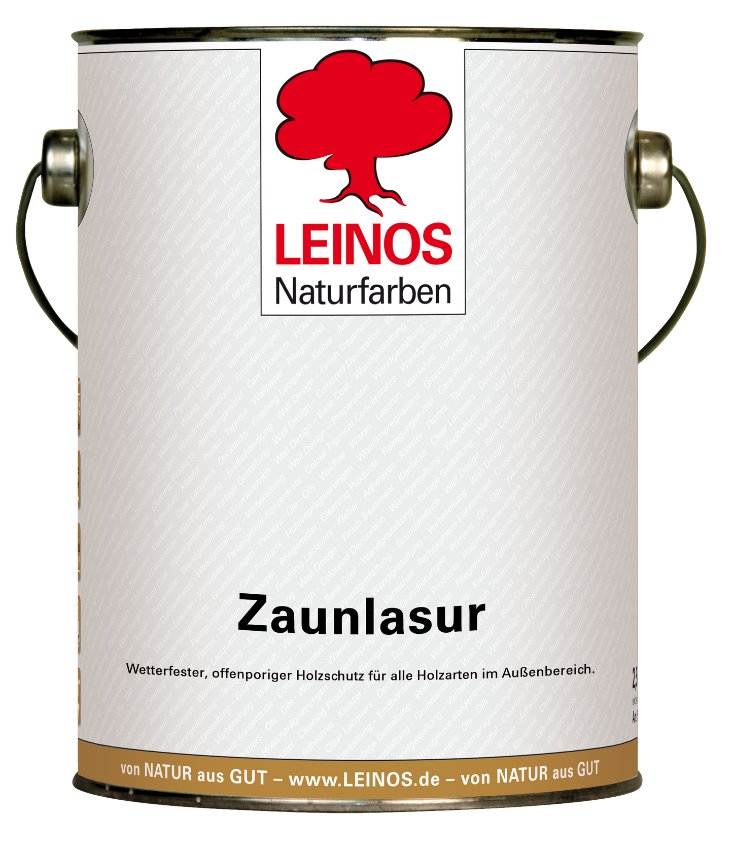 LEINOS 110 Zaunlasur 2,5l, dunkelbraun