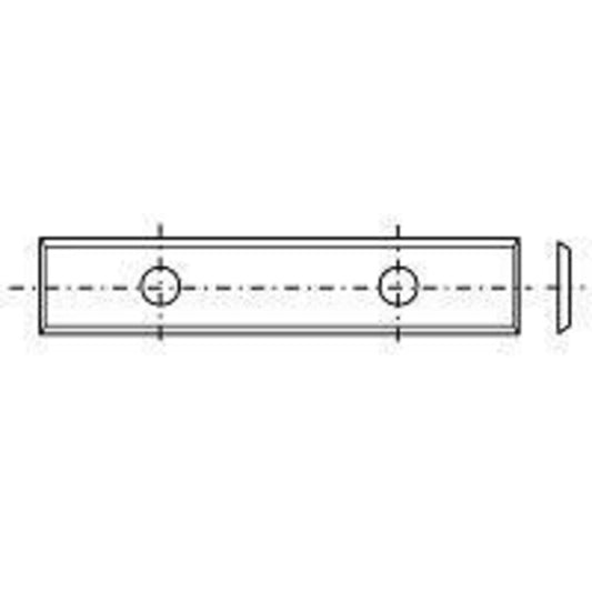 10 Standard Wendeschneidplatten mit 4 Schneidkanten 49,5x8x1,5x26mm T03SMG