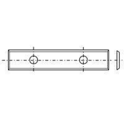 10 Standard Wendeschneidplatten mit 4 Schneidkanten 59,5x12x1,5x26mm T10MG