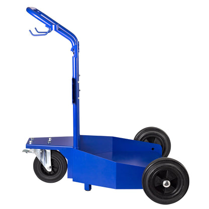 Pressol Wagen für 200-kg-Behälter, zerlegbar-Gummibereifung  |  Geeignet zur Montage von Schlauchaufrollern | Wagen der Spitzenklasse mit leichtem und leisem Lauf