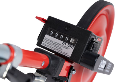 NESTLE Messrad Modell MR-51 | Messrad, Vermessung, Bauwesen, Straßenbau, Gleisbau, präzise Streckenmessung | Stahl-Vollrad, robust, Zählwerk, Bremse, Abstellbügel, ± 0,1% Toleranz