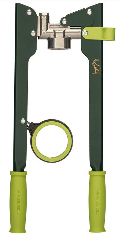 Pressol Multikartuschen-Fettpresse ZHFP-M 10 x 1-PZ-MU  Robuste, manuelle Fettpresse für 400 g Kartuschen oder loses Fett, mit ergonomischem Griff, max. 400 bar Druck, ideal für Werkstatt und Industrie