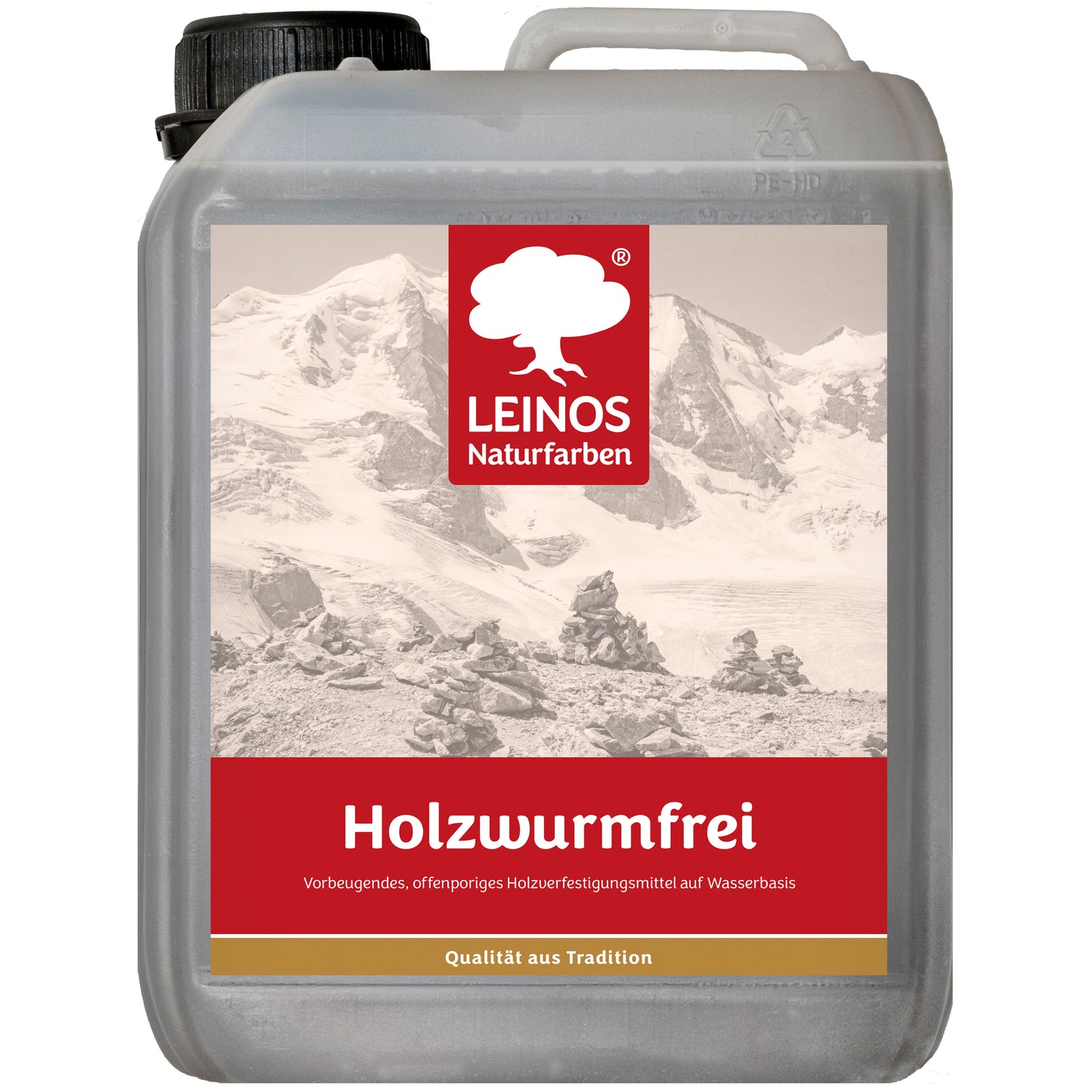 LEINOS Holzwurmfrei 2,5 Liter |  schützt  Holz durch physikalisch-mechanische Wirkung vor Pilz-  Insektenbefall | vorbeugendes, offenporiges Holzverfestigungsmittel,