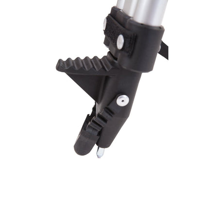 Nestle Kurbelstativ Aluminium mittelschwer, selbsthemmend, 90–197 cm Arbeitshöhe | Allround-Baustativ mit 36 cm Kurbelhub, 5/8" Anschluss, eloxiert, für Linien- & Rotationslaser