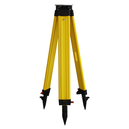 NESTLE Holzstativ Schwer, Qualitätsausführung, 93-168cm, runde Kopfplatte, selbstschließend