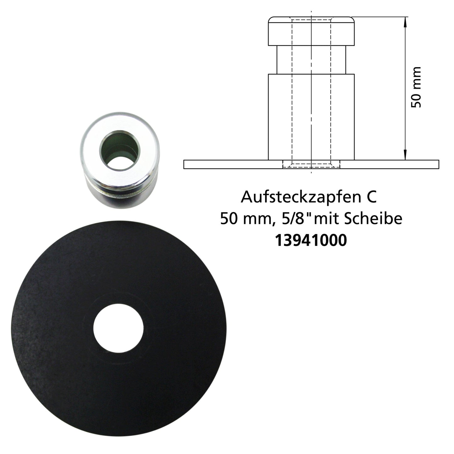 NESTLE Stativadapter Aufsteckzapfen C