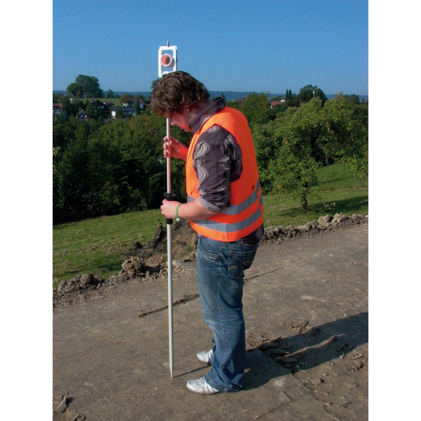 NESTLE Prismenstab PA-3-D mit Druckklemmung, 130-215 cm