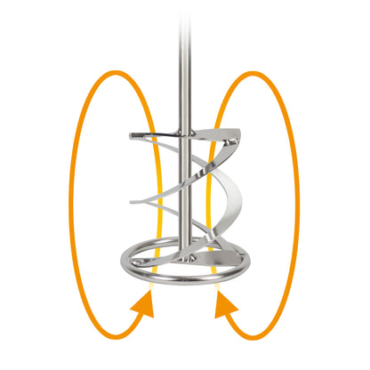 epi Rührer mit  1 oder 2 Ringen, lebensmittelechter Edelstahlrührer MR 4 V2A